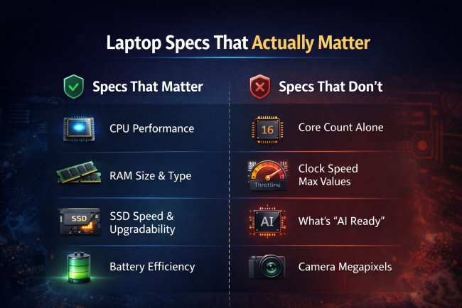 Laptop Specs That Actually Matter (And What You Can Ignore)