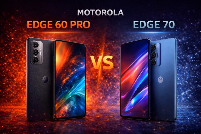 Motorola Edge 60 Pro vs Motorola Edge 70: Specs, Camera & Performance Compared