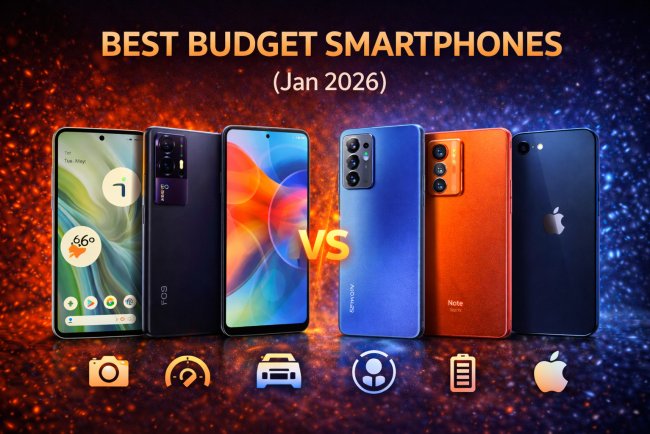 Best Budget Smartphones (Jan 2026): Cheap Phones That Don’t Feel Cheap