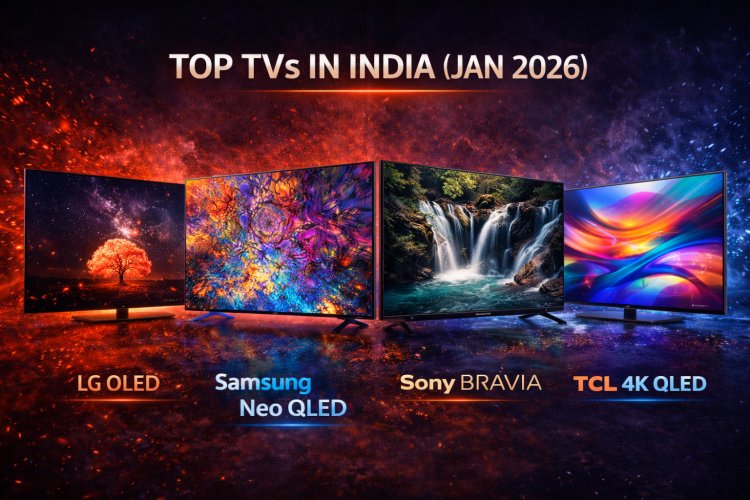 Top TVs in India (Jan 2026): Best Smart TVs with Full Specifications